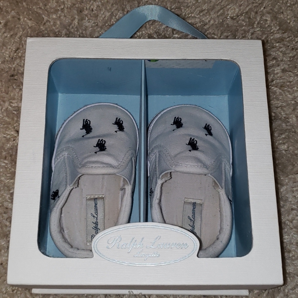 Ralph Lauren crib shoes